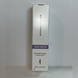 Rodan + Fields Unblemish Step 4 INVISIBLE MATTE DEFENSE SPF 30- 1oz Exp 05/2026